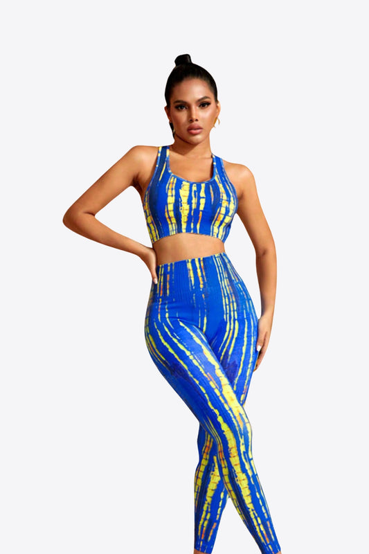 Sports Tank and Leggings Set