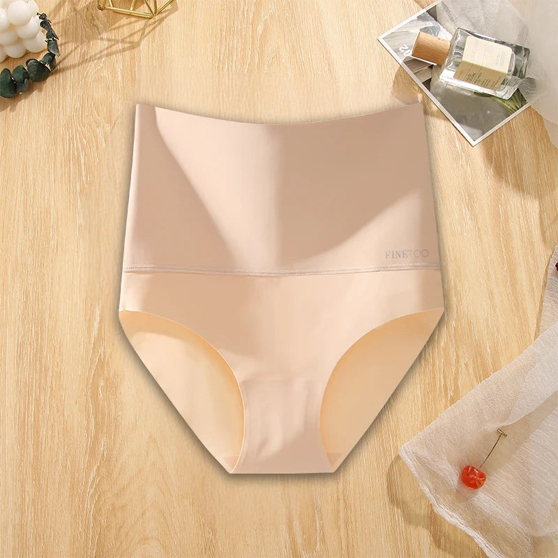 Bodyshaper High Waist Seamless Panties Women Underwear Anti-bacteria Soft Crotch Briefs for Female Intimates Lingerie Shapewear