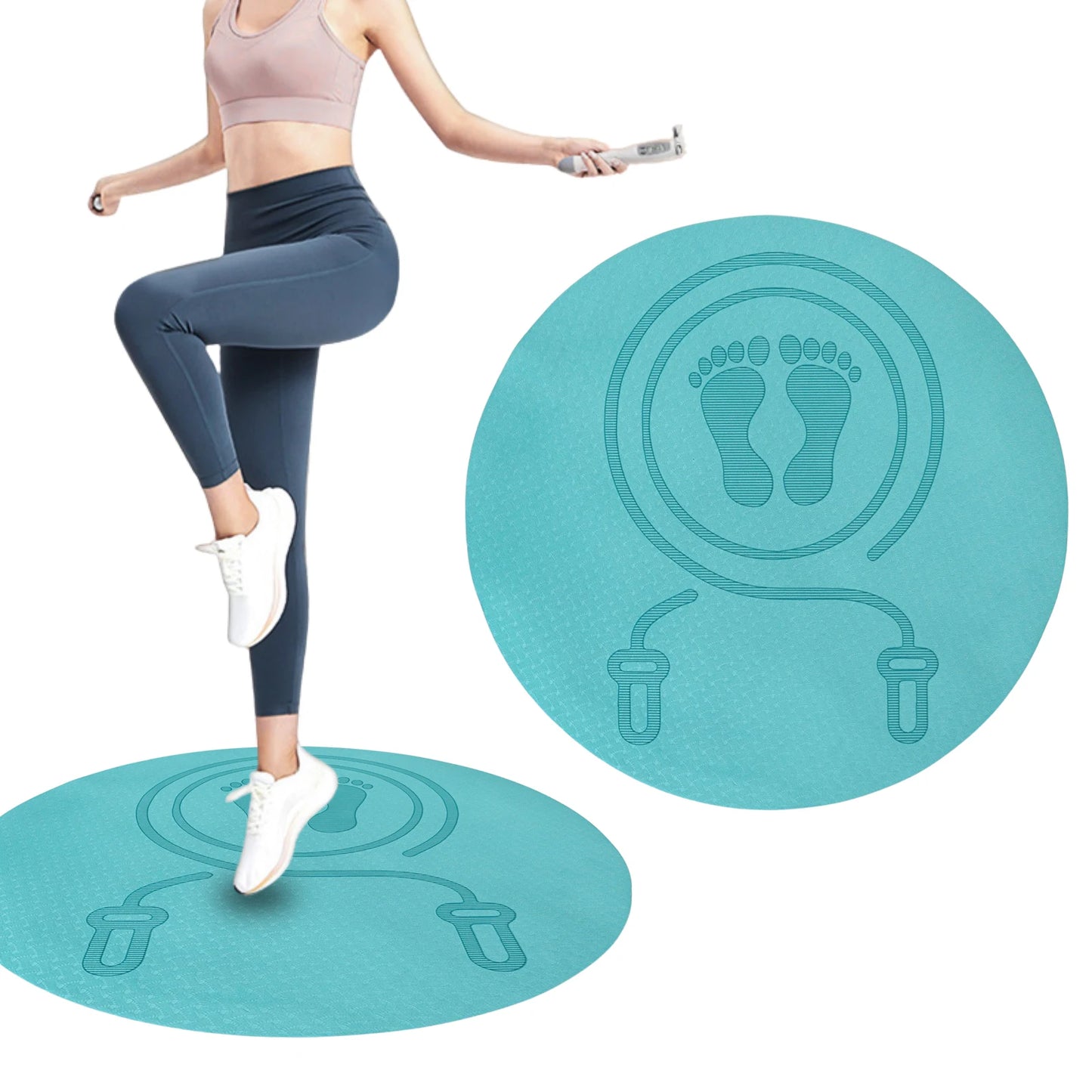 Outdoor Indoor Jump Rope Mat