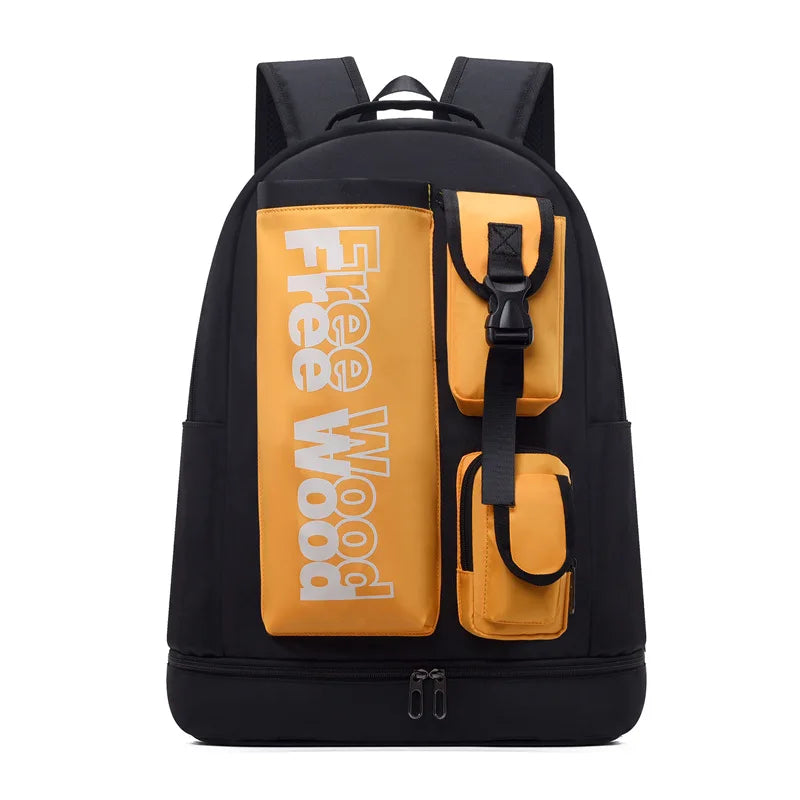 Unisex Tennis Backpack Multifunctional Badminton Racket Bags Large Capacity Sports Bagpack with Shoes Pocket Hold 1-3 Rackets