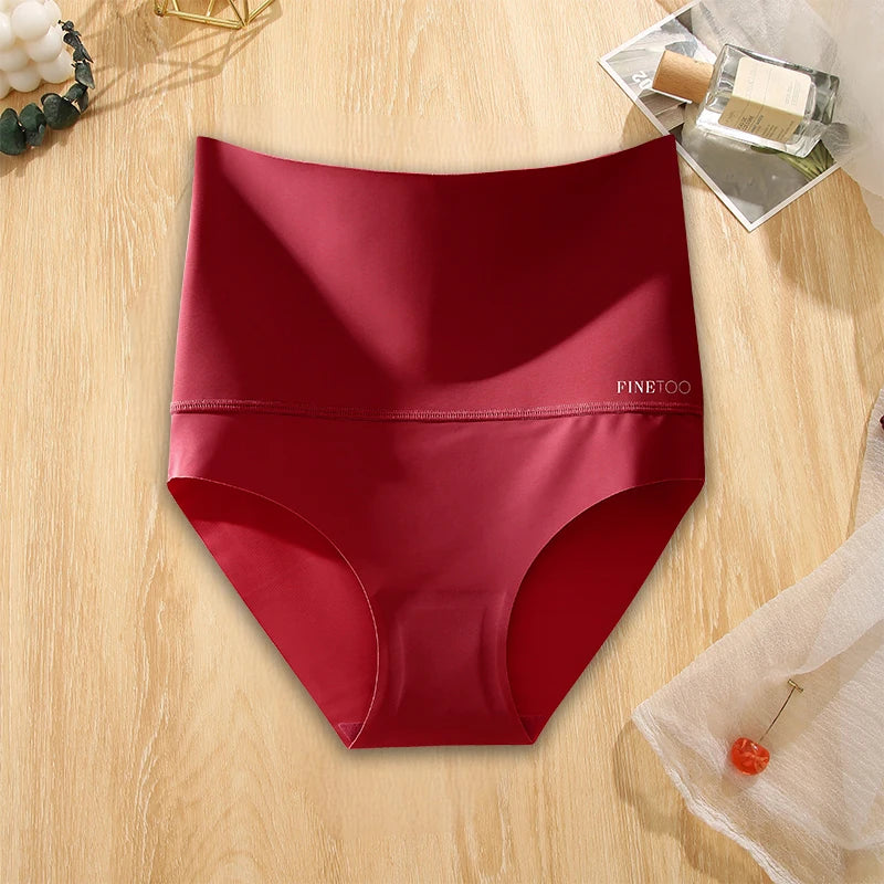 Bodyshaper High Waist Seamless Panties Women Underwear Anti-bacteria Soft Crotch Briefs for Female Intimates Lingerie Shapewear