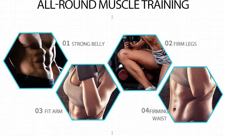 Wireless EMS ABS Stimulation Massager Pad Body Slimming Trainer Machine Electric Muscle Stimulator Abd Exerciser Pads