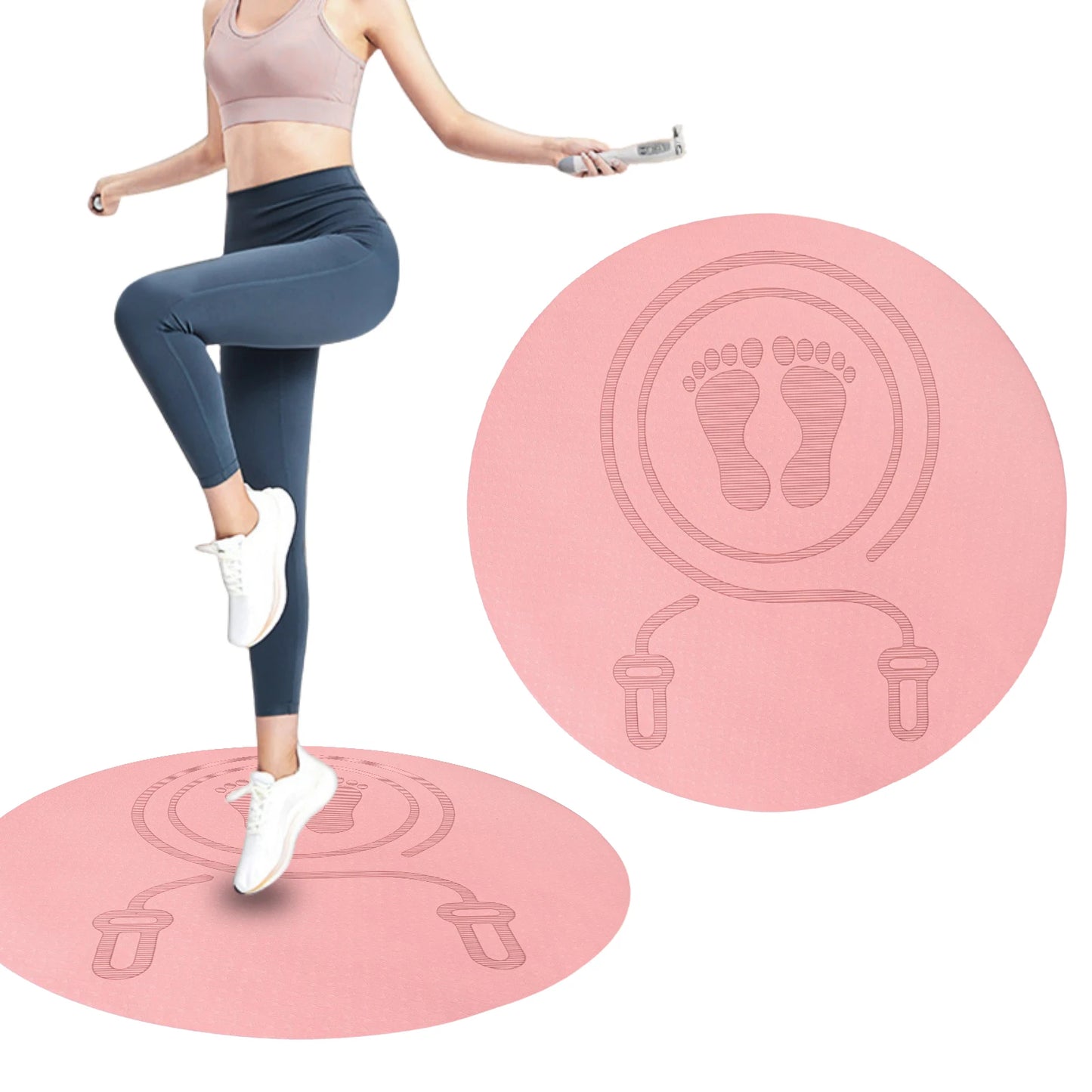Outdoor Indoor Jump Rope Mat