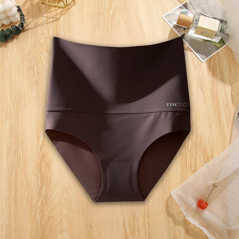 Bodyshaper High Waist Seamless Panties Women Underwear Anti-bacteria Soft Crotch Briefs for Female Intimates Lingerie Shapewear
