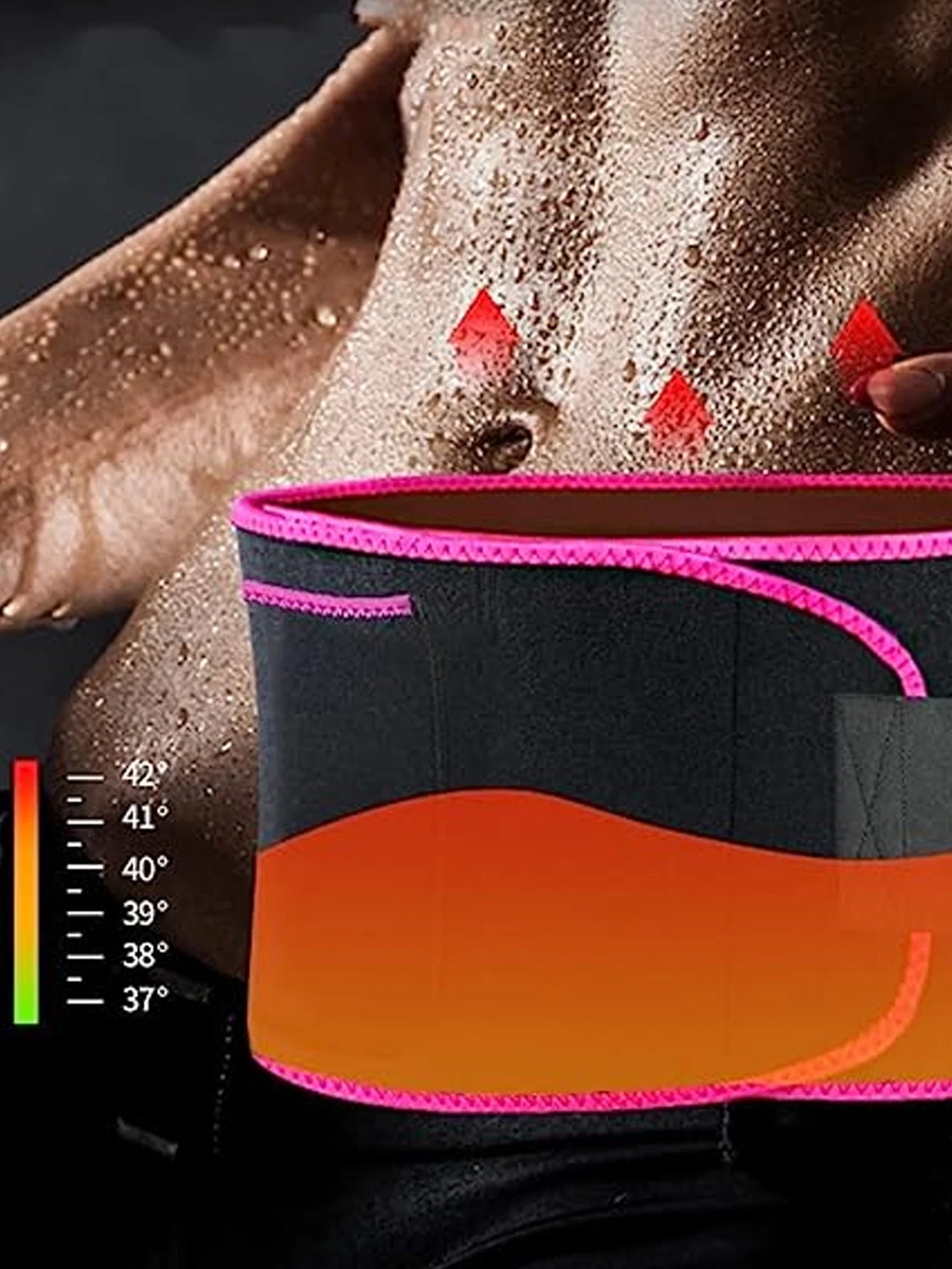 Sports Sweatband Belt Shaping, Running, Fat Burning, Yoga, Waist Protection, Burst Sweatband, Fitness Belt, Sweatband