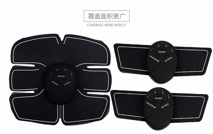 Wireless EMS ABS Stimulation Massager Pad Body Slimming Trainer Machine Electric Muscle Stimulator Abd Exerciser Pads