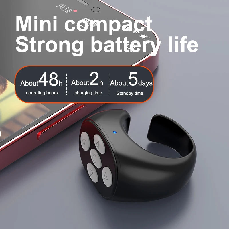 Novel Remote Control Ring Mobile Phone Bluetooth Controller