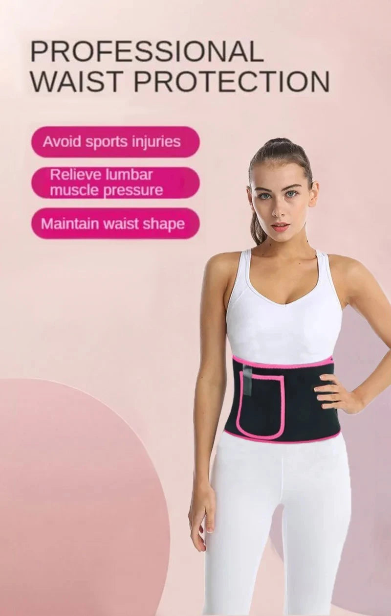 Sports Sweatband Belt Shaping, Running, Fat Burning, Yoga, Waist Protection, Burst Sweatband, Fitness Belt, Sweatband