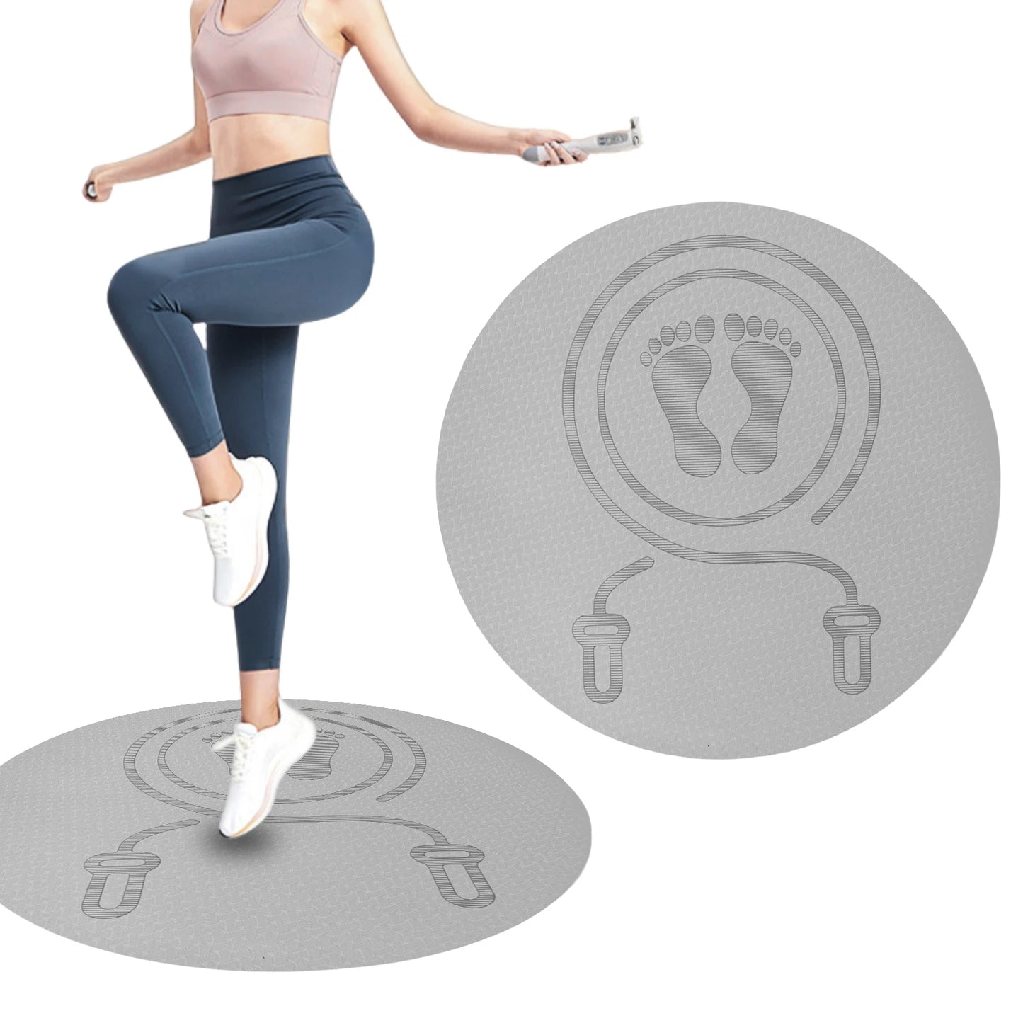 Outdoor Indoor Jump Rope Mat