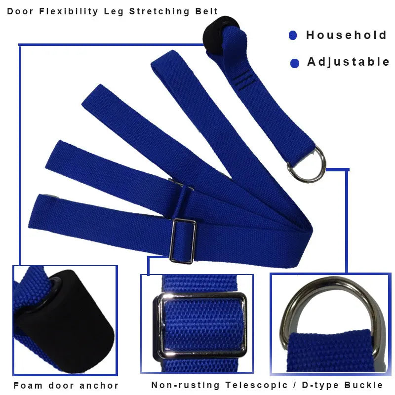 Yoga Door Leg Stretcher Leg Stretching Slack Line Belt For Acrobatics Yoga Ballet Gymnastics Flexibility Trainer Pro Accessories