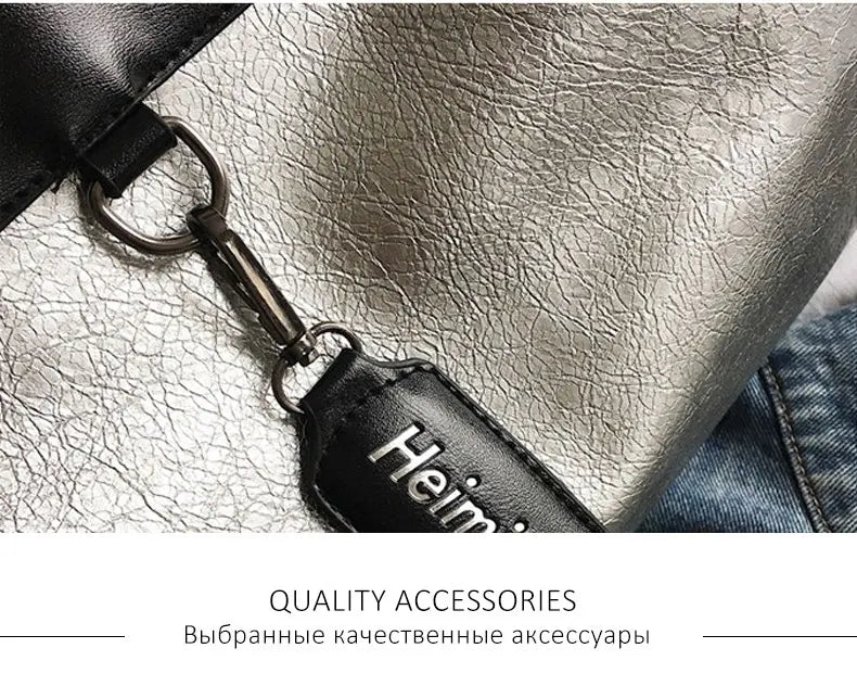 Women Silver Fitness Gym Bag Traveling Bags Glitter Sac De Sport For Men Training Travel Tas Sports Outdoor Gymtas Sporttas xa32