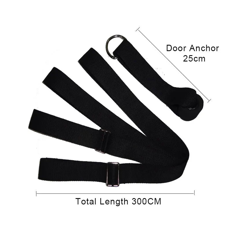 Yoga Door Leg Stretcher Leg Stretching Slack Line Belt For Acrobatics Yoga Ballet Gymnastics Flexibility Trainer Pro Accessories