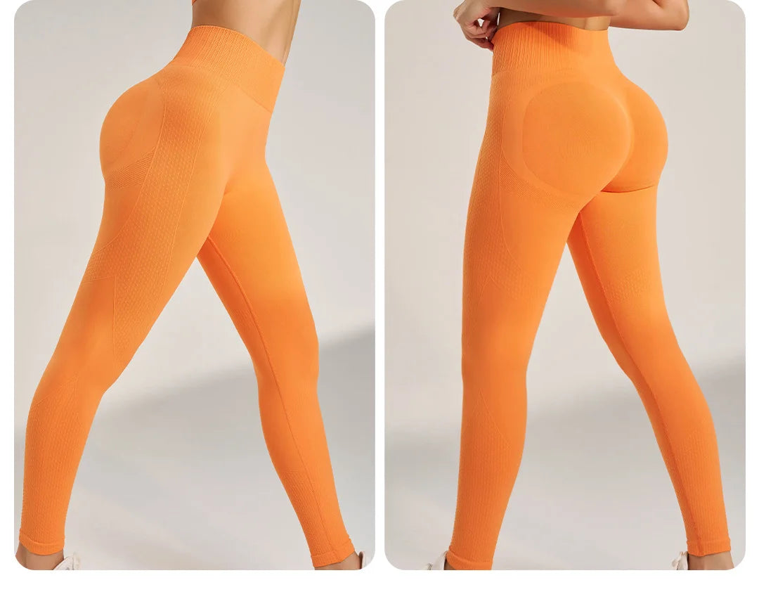 Yoga Pants Lightweight Four-Way Stretch Solid Athleisure Leggings High Waist Plus Size Gym Tight Pants