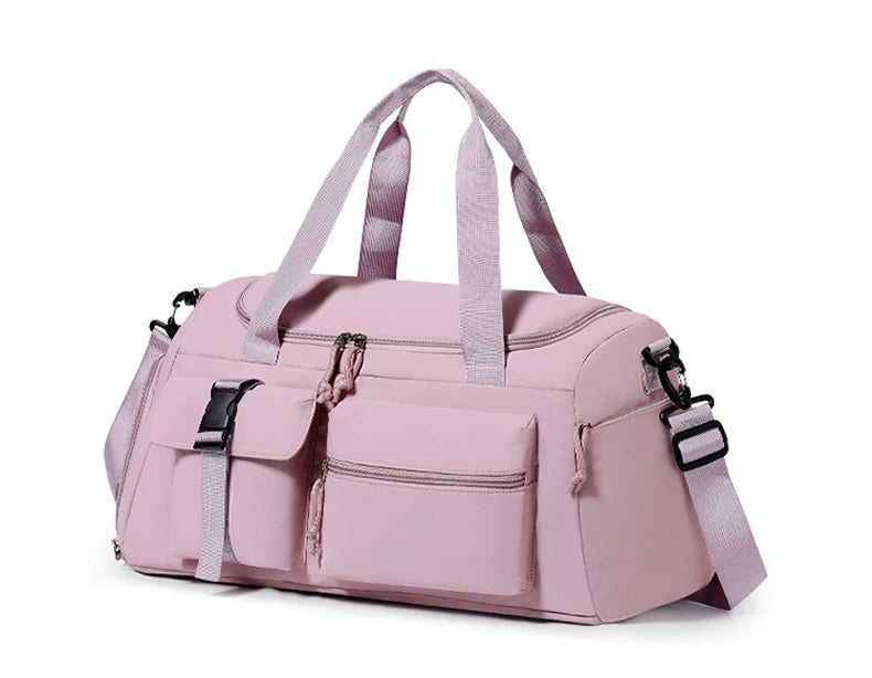 Fitness Bag Gym Sports Dry Wet Handbag with Shoes Compartment Large Shoulder Portable Luggage Bag Travel Storage Crossbody Bag