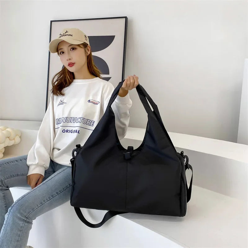 New yoga bag, women's sports and fitness bag, hand luggage bag, durable large capacity storage travel bag