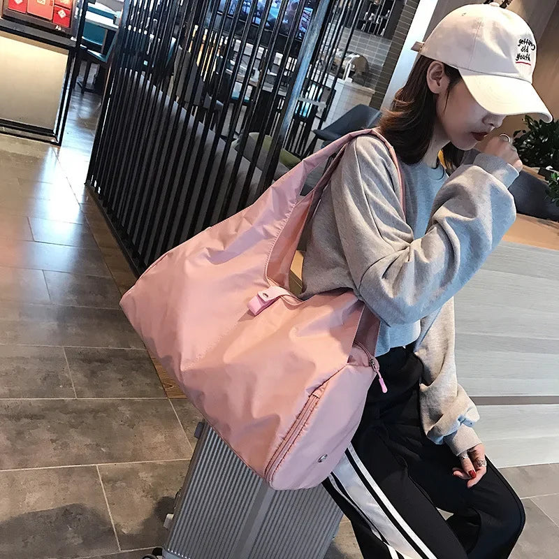 New yoga bag, women's sports and fitness bag, hand luggage bag, durable large capacity storage travel bag
