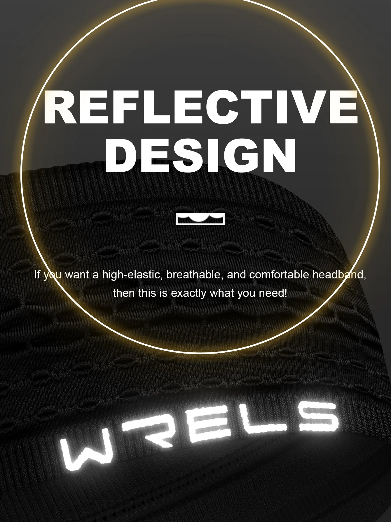 1pc Sport Headbands for Men Women Non-Slip Moisture Wicking Workout Sweatband Fitness Running Cycling Football Yoga Hairband