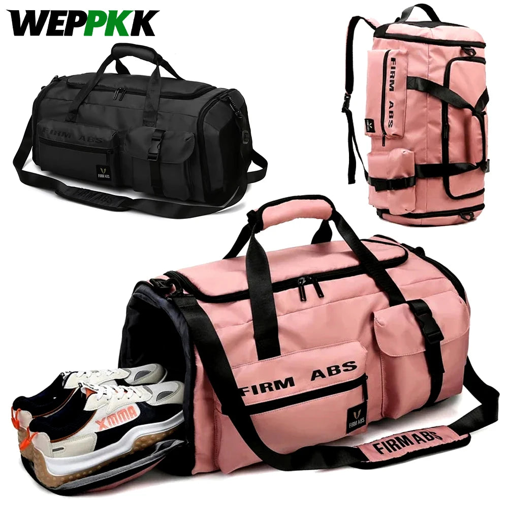 1Pcs Gym Bag for Men Women with Shoe & Laptop Compartment, Sports Travel Duffel Bag Backpack for Airplane & Workout, Travel Bag