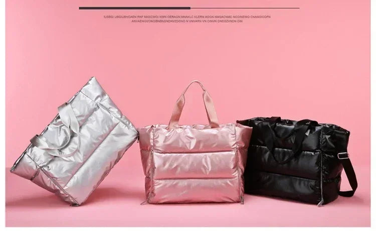 Women Gym Bags Waterproof Sports Swimming Yoga Mat Pink Weekend Travel Duffle Bags for Women Sport Fitness Shoulder Handbag