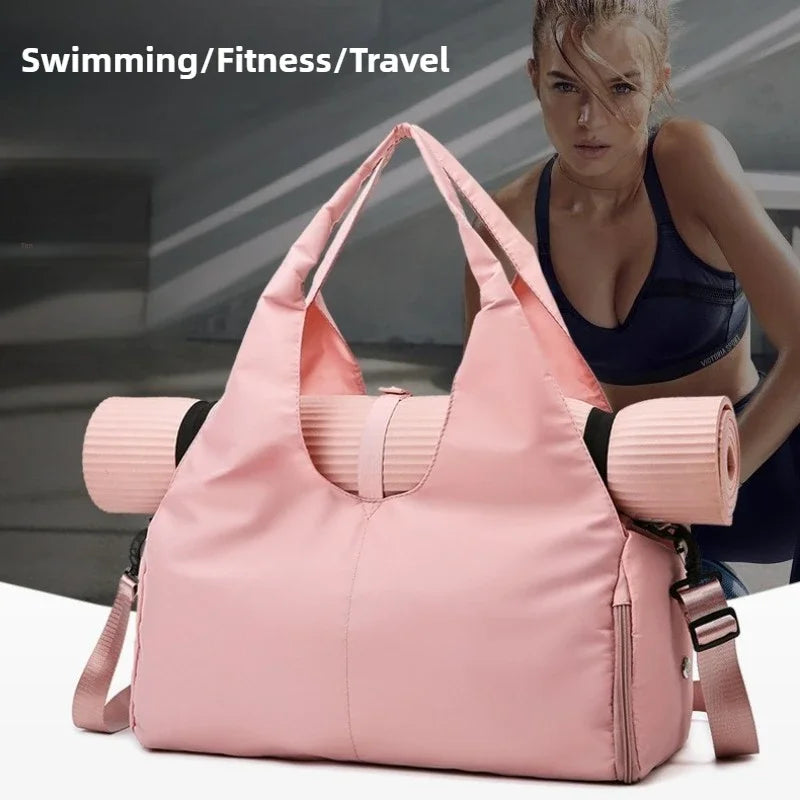New yoga bag, women's sports and fitness bag, hand luggage bag, durable large capacity storage travel bag