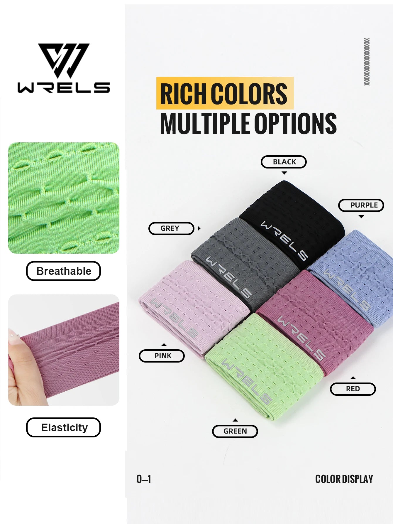 1pc Sport Headbands for Men Women Non-Slip Moisture Wicking Workout Sweatband Fitness Running Cycling Football Yoga Hairband