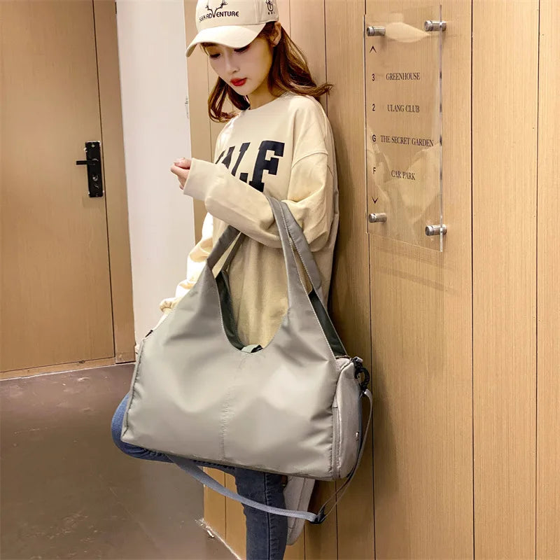 New yoga bag, women's sports and fitness bag, hand luggage bag, durable large capacity storage travel bag