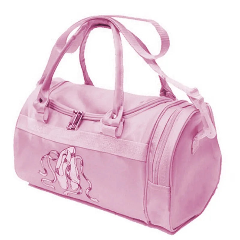 New Ballet Dance Bags Pink Girls Sports Dance Kids Backpack Baby Barrels Package Bag Costume Clothes Shoes Dress Handbag