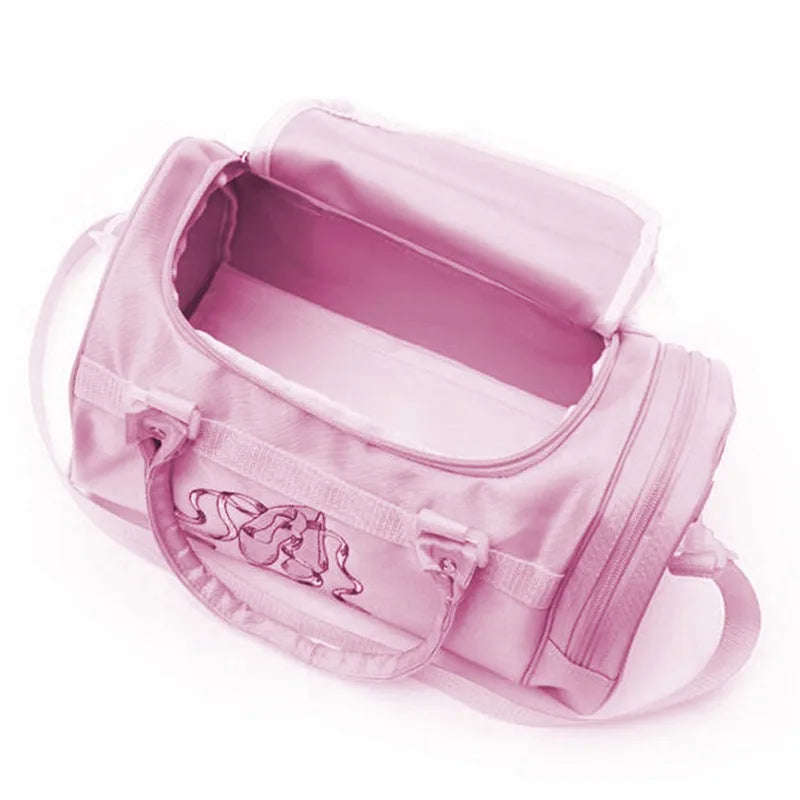 New Ballet Dance Bags Pink Girls Sports Dance Kids Backpack Baby Barrels Package Bag Costume Clothes Shoes Dress Handbag