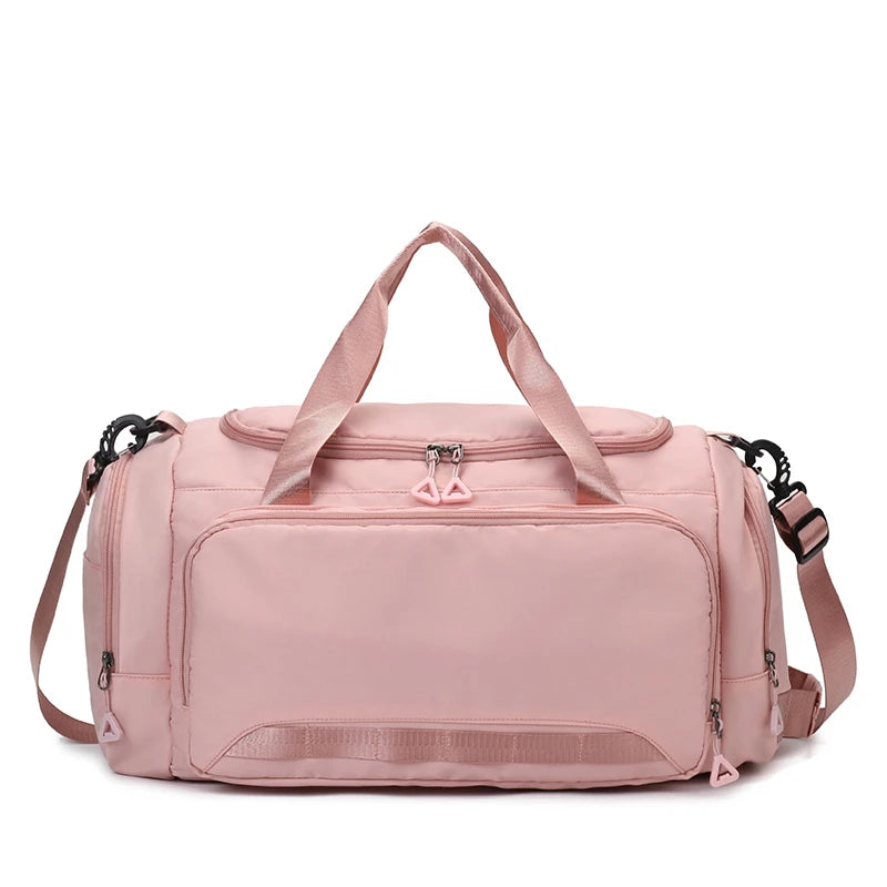 Fitness Gym Bag with Shoes Pocket Yoga Sports Outdoor Travel Business Trip Handbag Dry Wet Short Distance Luggage Shoulder Bags