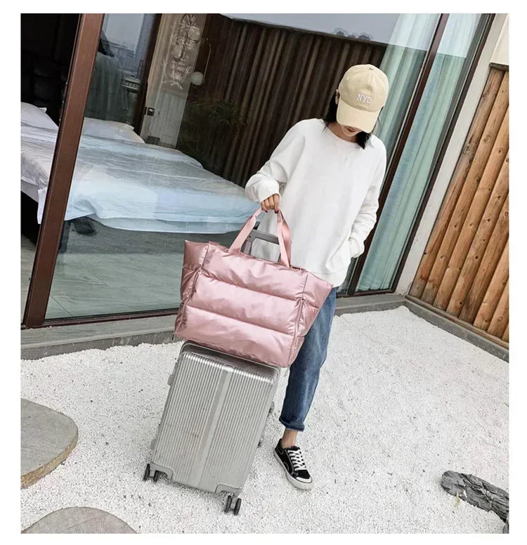 Women Gym Bags Waterproof Sports Swimming Yoga Mat Pink Weekend Travel Duffle Bags for Women Sport Fitness Shoulder Handbag