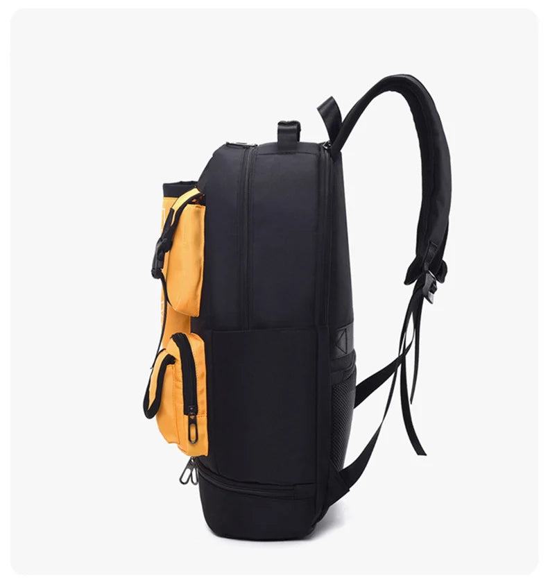 Unisex Tennis Backpack Multifunctional Badminton Racket Bags Large Capacity Sports Bagpack with Shoes Pocket Hold 1-3 Rackets