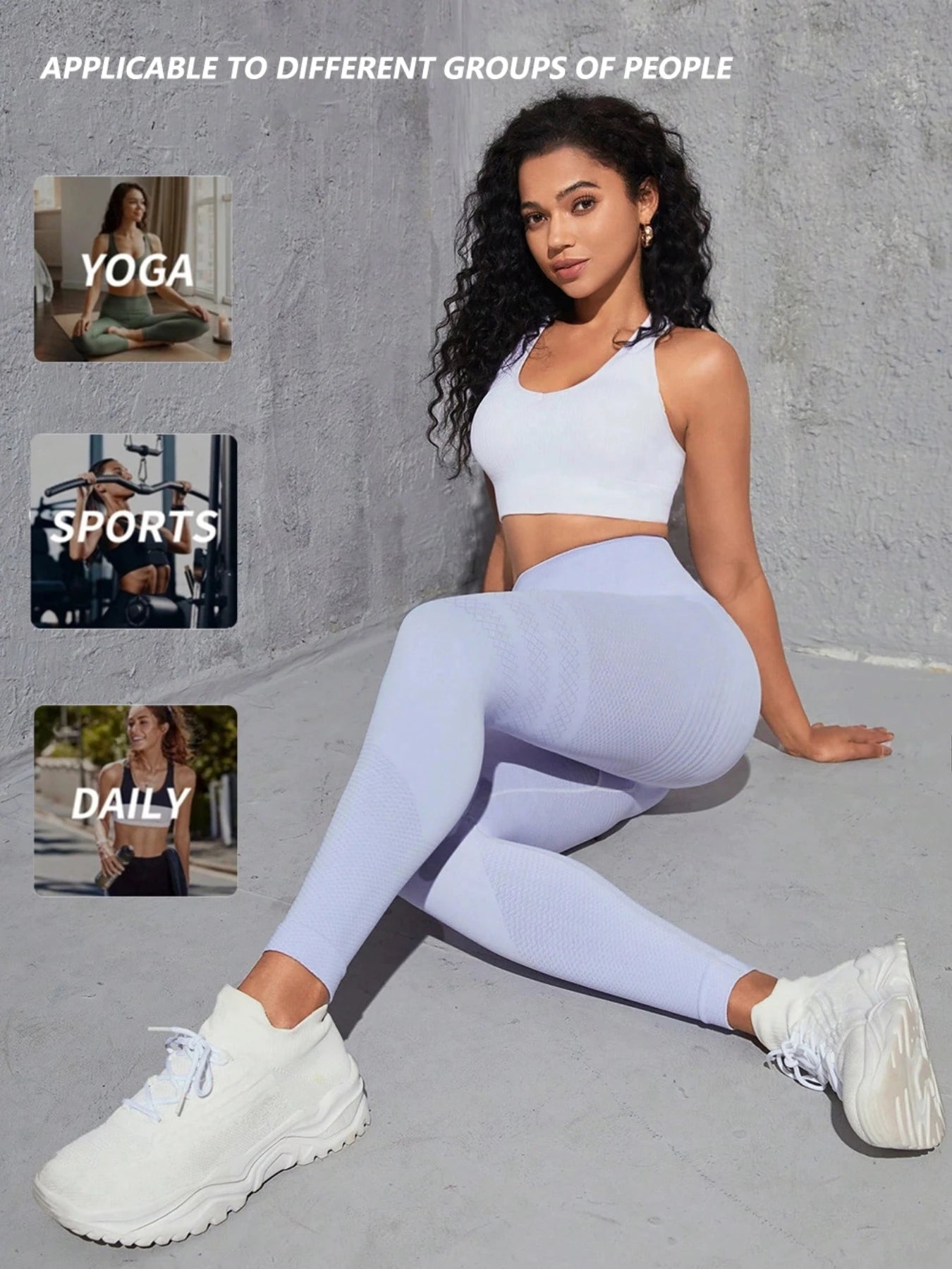 Sports Pants With Sexy Lines Lifting Buttocks Sports Tight Pants Women's High Waisted Elastic Fitness Pants Running Yoga Pants