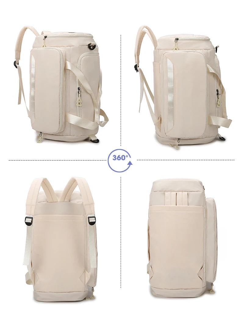 Fitness Gym Bag with Shoes Pocket Yoga Sports Outdoor Travel Business Trip Handbag Dry Wet Short Distance Luggage Shoulder Bags