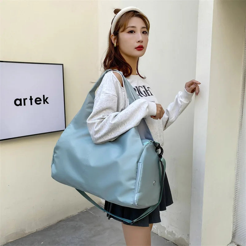 New yoga bag, women's sports and fitness bag, hand luggage bag, durable large capacity storage travel bag