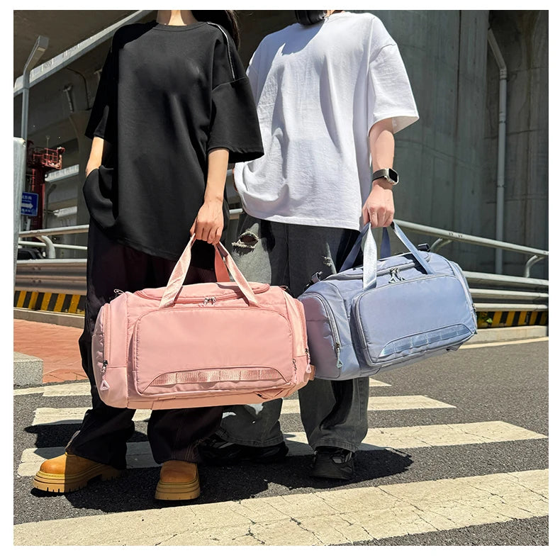 Fitness Gym Bag with Shoes Pocket Yoga Sports Outdoor Travel Business Trip Handbag Dry Wet Short Distance Luggage Shoulder Bags