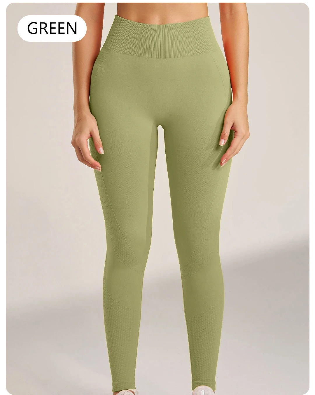 Yoga Pants Lightweight Four-Way Stretch Solid Athleisure Leggings High Waist Plus Size Gym Tight Pants