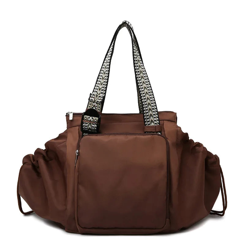 Sports Gym Yoga Backpack Travel Cradle Duffel Bag Outdoor Camping Shopping Storage Handbag Large Multiple Compartments Mummy Bag