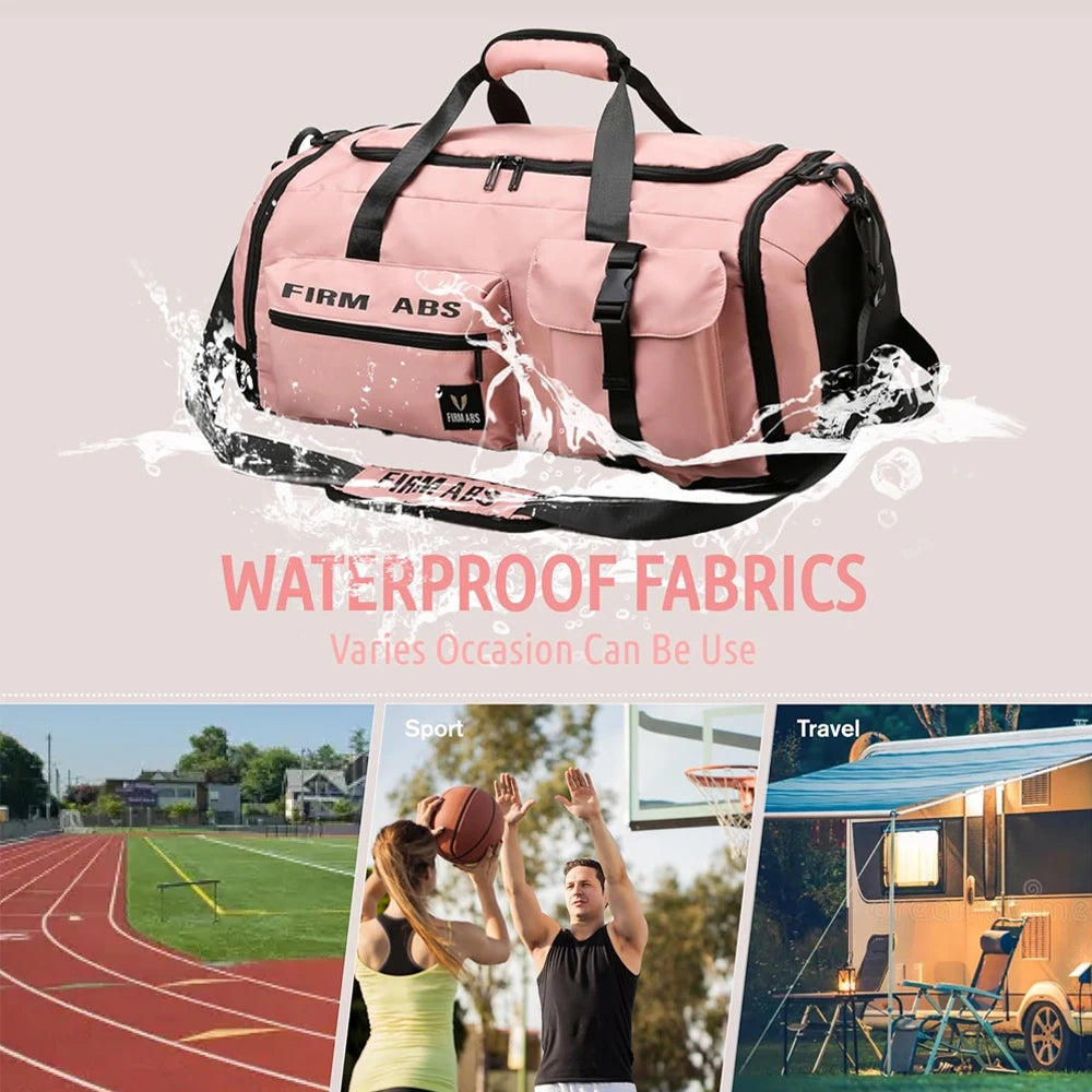 1Pcs Gym Bag for Men Women with Shoe & Laptop Compartment, Sports Travel Duffel Bag Backpack for Airplane & Workout, Travel Bag