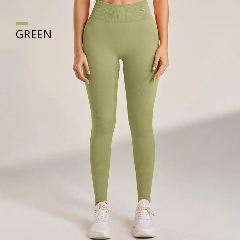 Yoga Pants Lightweight Four-Way Stretch Solid Athleisure Leggings High Waist Plus Size Gym Tight Pants