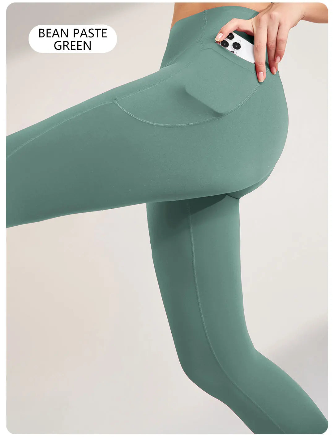 Women's High-Waisted Yoga Leggings Quick Dry  Soft Breathable Pants for Gym Running Pilates-Solid