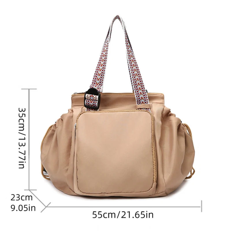 Sports Gym Yoga Backpack Travel Cradle Duffel Bag Outdoor Camping Shopping Storage Handbag Large Multiple Compartments Mummy Bag