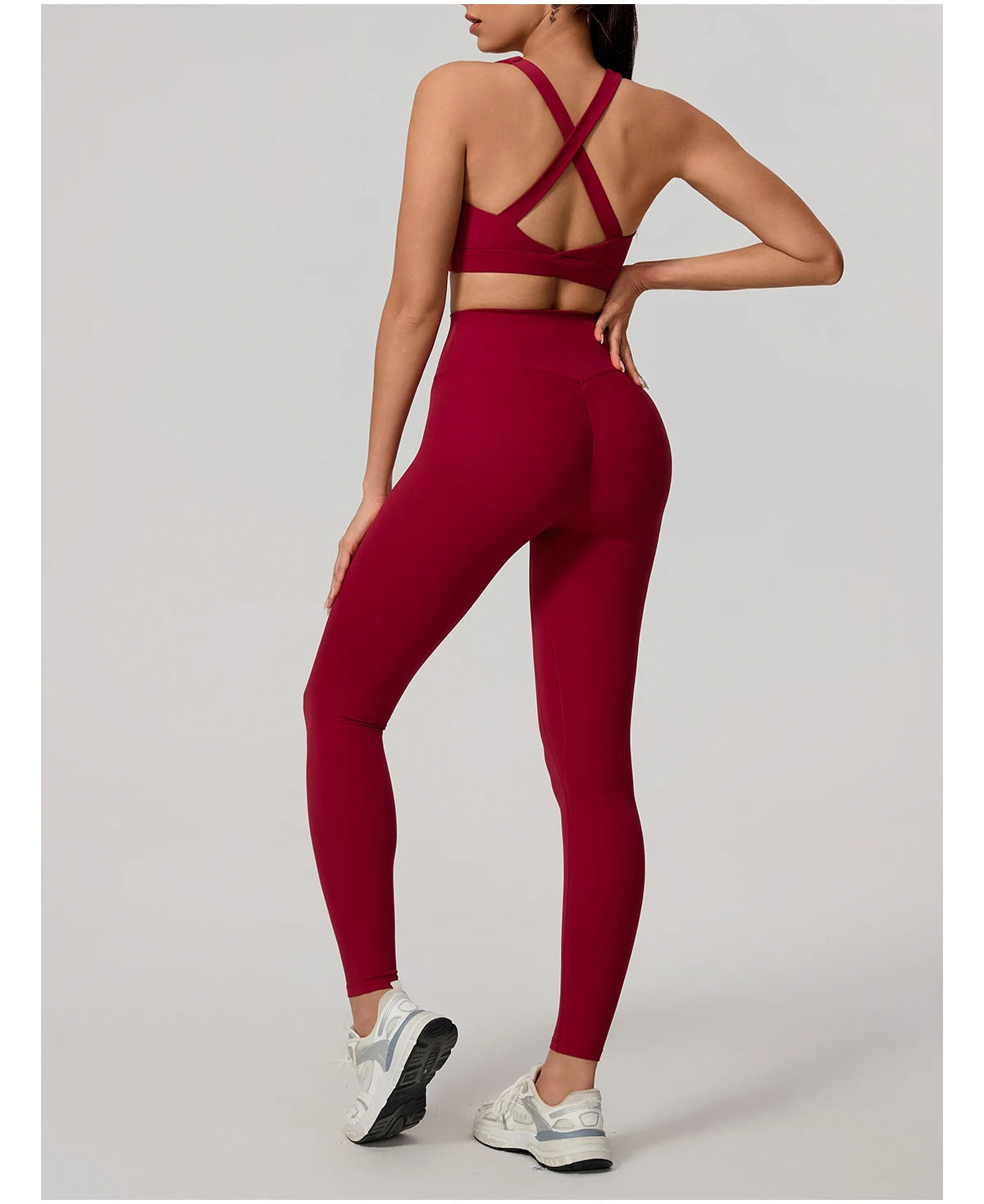 Soften Yoga Set 2PCS Sports Suit Women Gym Set Women Fitness Tracksuit Workout Suit Female Sportswear Quick-Drying Yoga Clothing