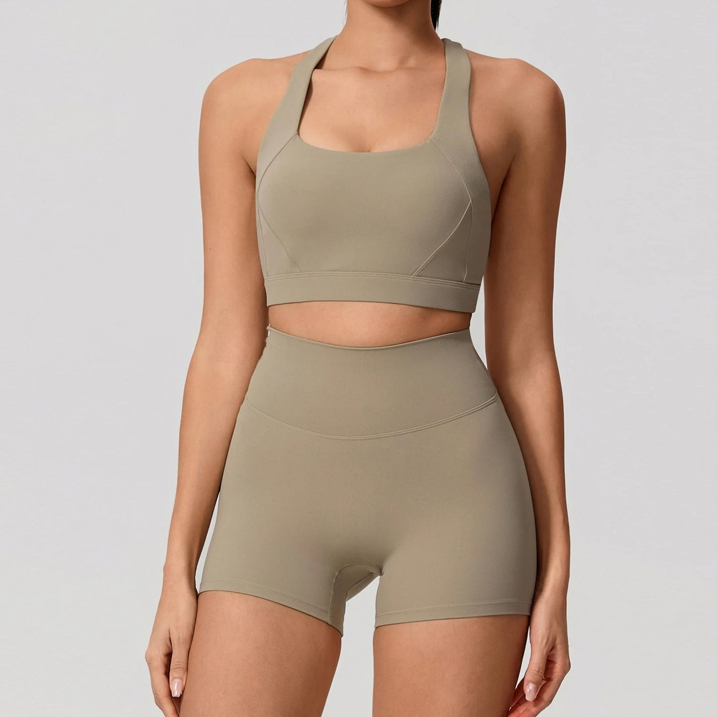 Soften Yoga Set 2PCS Sports Suit Women Gym Set Women Fitness Tracksuit Workout Suit Female Sportswear Quick-Drying Yoga Clothing