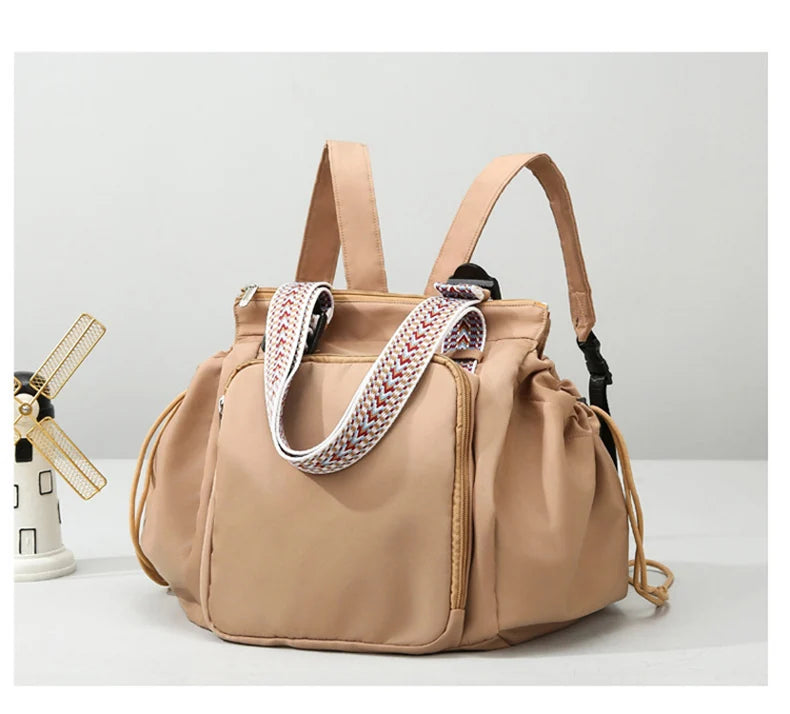 Sports Gym Yoga Backpack Travel Cradle Duffel Bag Outdoor Camping Shopping Storage Handbag Large Multiple Compartments Mummy Bag