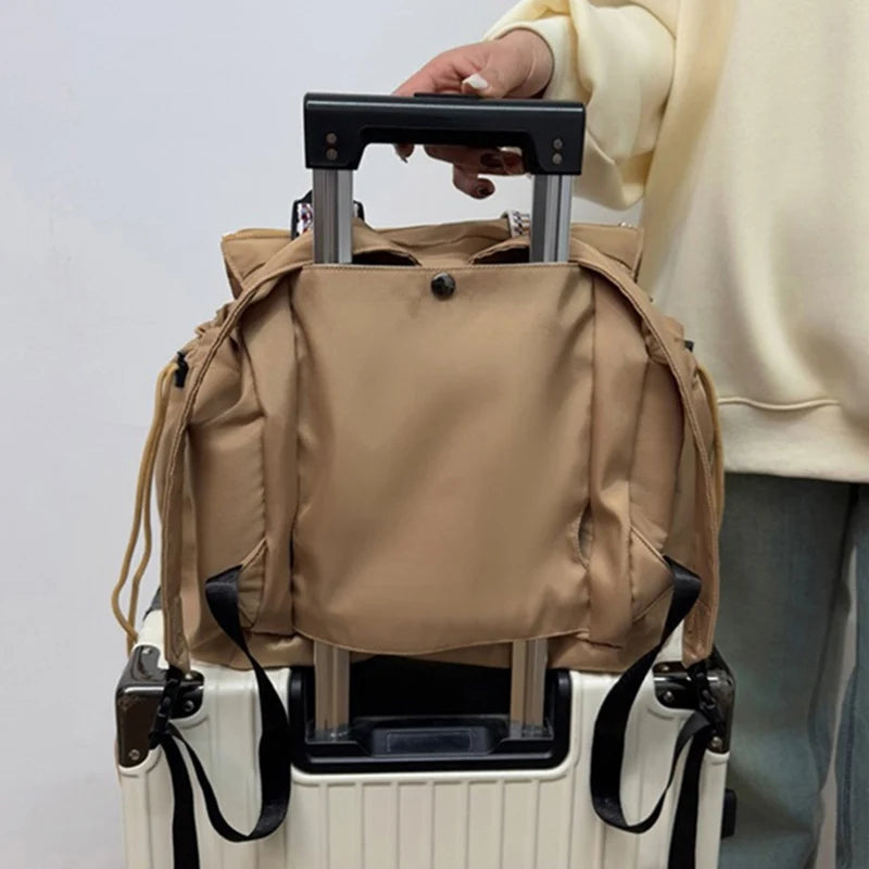 Sports Gym Yoga Backpack Travel Cradle Duffel Bag Outdoor Camping Shopping Storage Handbag Large Multiple Compartments Mummy Bag