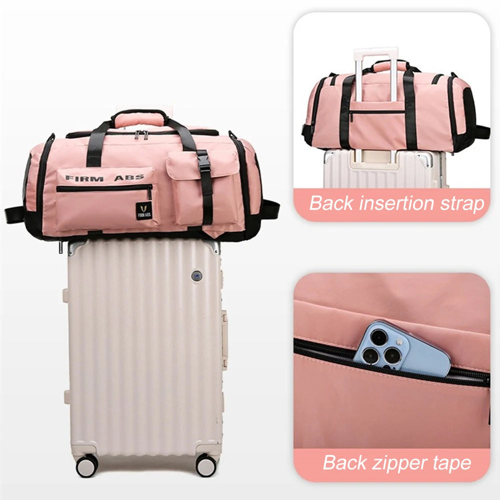 1Pcs Gym Bag for Men Women with Shoe & Laptop Compartment, Sports Travel Duffel Bag Backpack for Airplane & Workout, Travel Bag