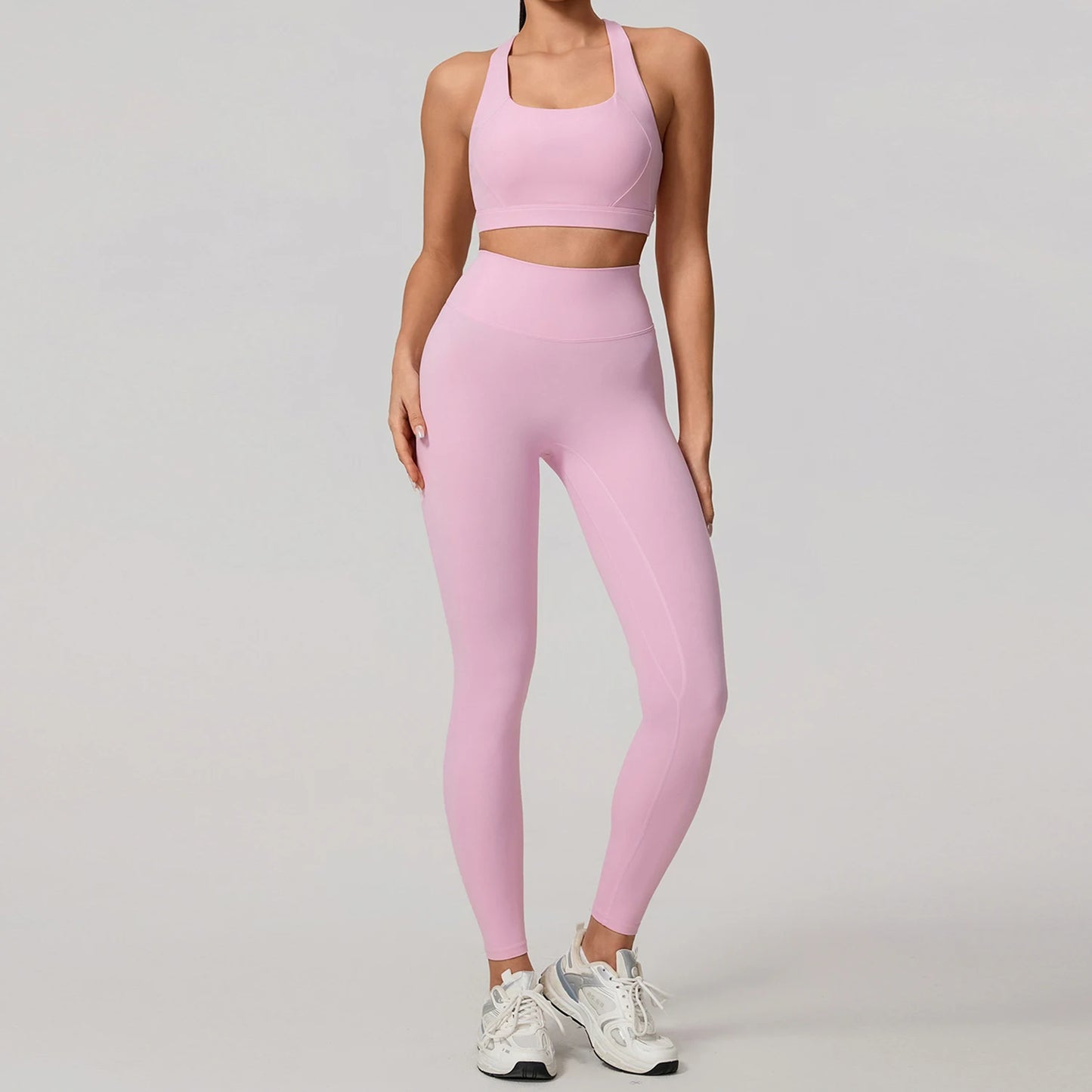 Soften Yoga Set 2PCS Sports Suit Women Gym Set Women Fitness Tracksuit Workout Suit Female Sportswear Quick-Drying Yoga Clothing