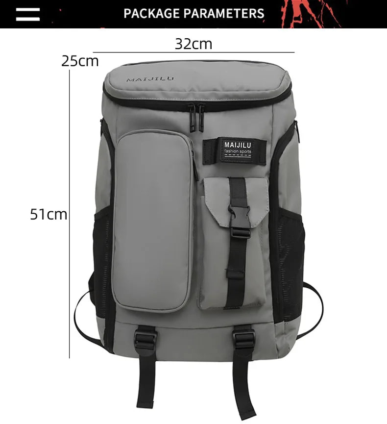 Tennis Badminton Rackets Backpack Large Commuting Sports Bag Shoes Pocket Dry Wet Outdoor Travel Laptop College Schoolbag