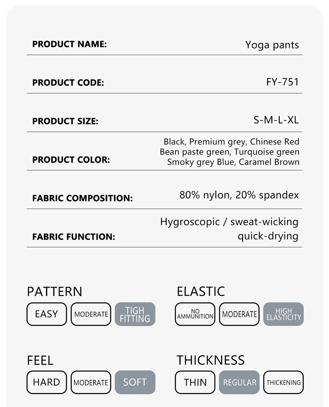 Women's High-Waisted Yoga Leggings Quick Dry  Soft Breathable Pants for Gym Running Pilates-Solid