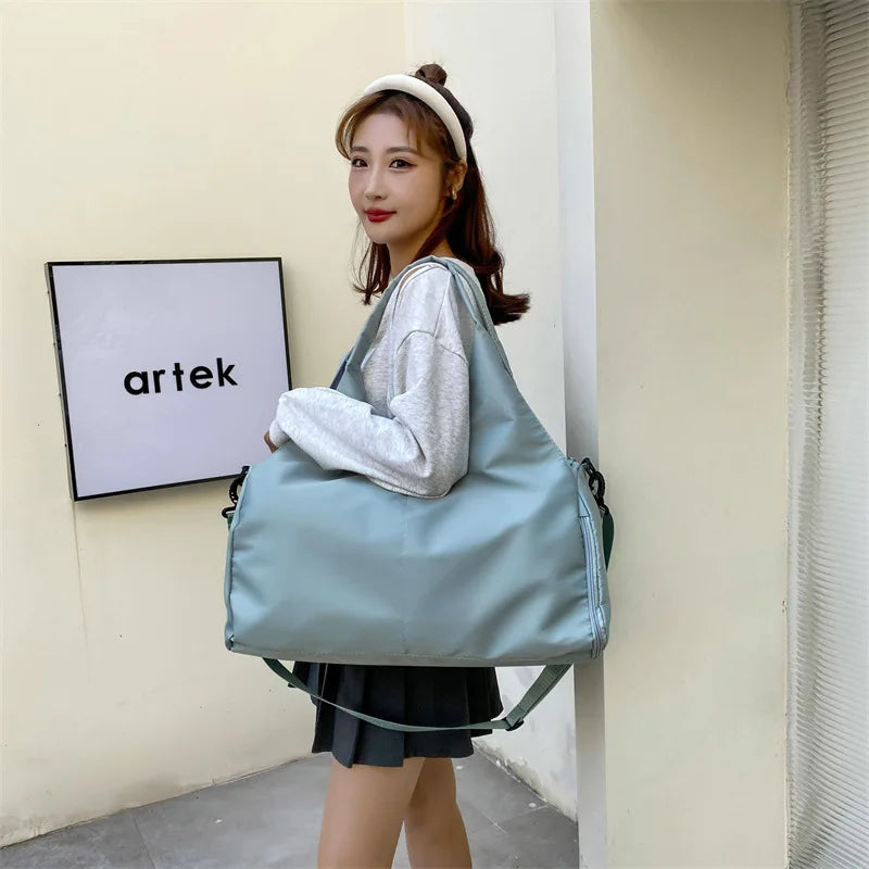 New yoga bag, women's sports and fitness bag, hand luggage bag, durable large capacity storage travel bag